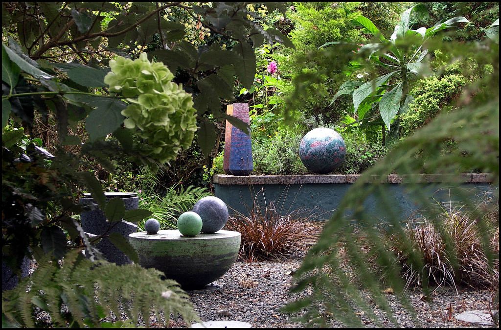 Sculptor Carole Vincent's Garden in Boscastle
